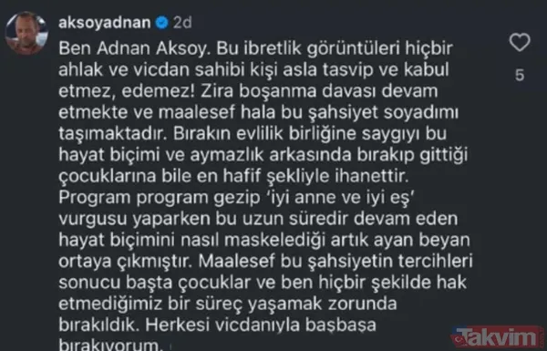Adnan Aksoy’dan boşanma aşamasındaki eşi Güzide Duran’ın Fikret Orman’la görüntülerine sert tepki! - 6