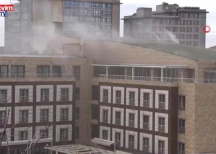 İstanbul’da Polisevi’nde yangın!