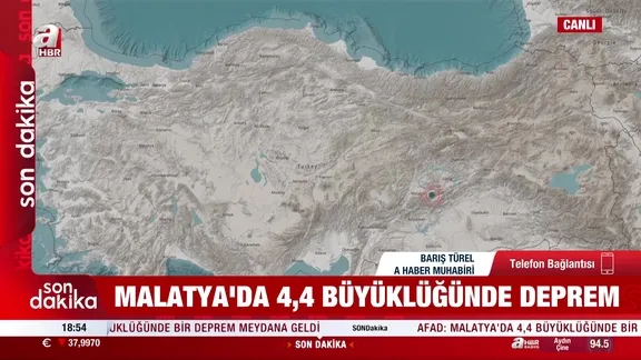 Malatya'da korkutan deprem! AFAD duyurdu!