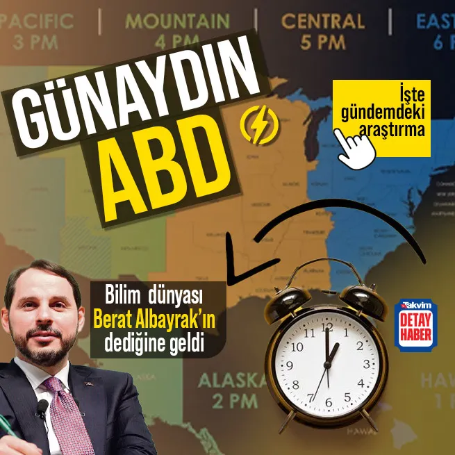 ABD’de gündem bu araştırma: Kalıcı yaz saati 300 bin felç vakasını ve obeziteyi önleyebilir! Türkiye Berat Albayrak döneminde geçmişti