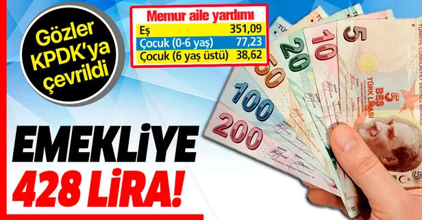 Emekliye 428 TL! Emeklilere aile yardımı yapılacak mı?