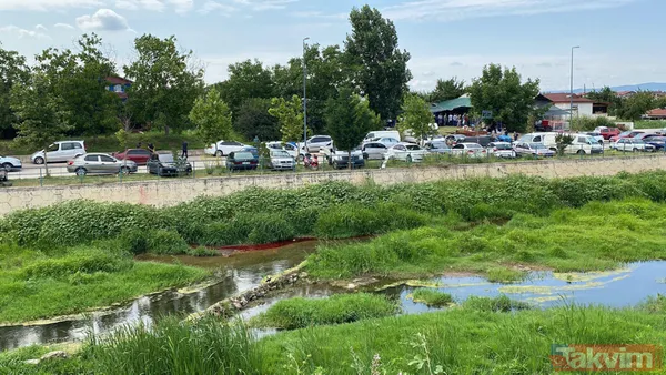 Kocaeli Gölcük ve Karamürsel'de kurban kanları derelere aktı! Suyun rengi kırmızıya döndü - 13
