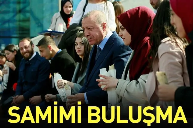 BaÅkan ErdoÄan genÃ§lerle buluÅtu