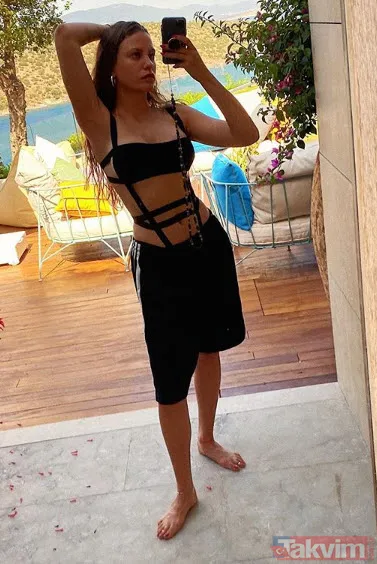 Leoparlı bikinisi ve sıfır makyajlı Burcu Özberk'in yüzü gülüyor... - 20