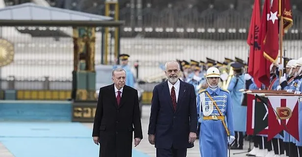 Başkan Erdoğan ve Arnavutluk Başbakanı Edi Rama’dan ortak basın toplantısında önemli açıklamalar