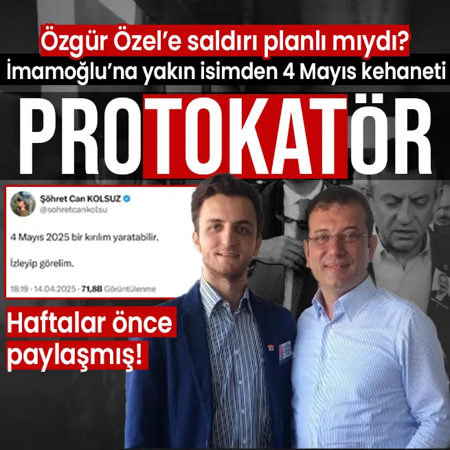 Özgür Özele tokatlı saldırı sonrası Ekrem İmamoğluna yakın o ismin 4 Mayıs 2025 paylaşımı dikkat çekti! Saldırı CHP liderine mesaj mı?