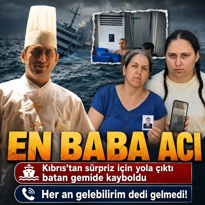 Ailesine sürpriz yapmak için Kıbrıstan yola çıkan Nihat Pancar Girnedeki gemi kazasında kayboldu