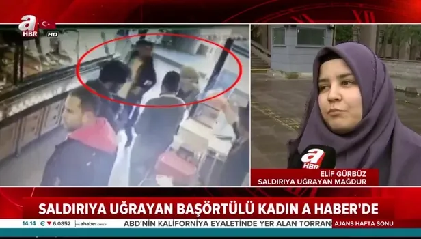 Ankara'da başörtülü kadına saldırı!