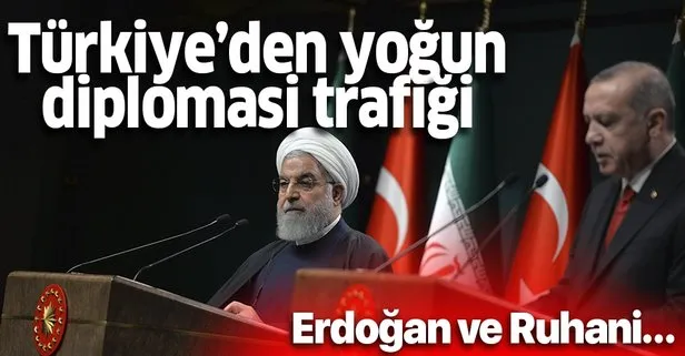 Başkan Erdoğan Ruhani ile telefonda görüştü