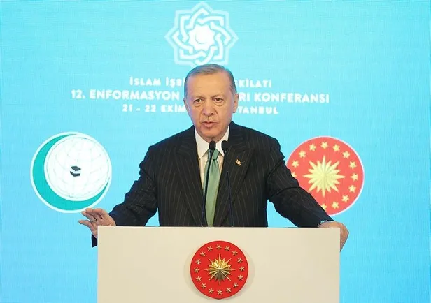 Başkan Recep Tayyip Erdoğan'dan İstanbul'daki İslam İşbirliği Teşkilatı Toplantısı'nda önemli açıklamalar-2