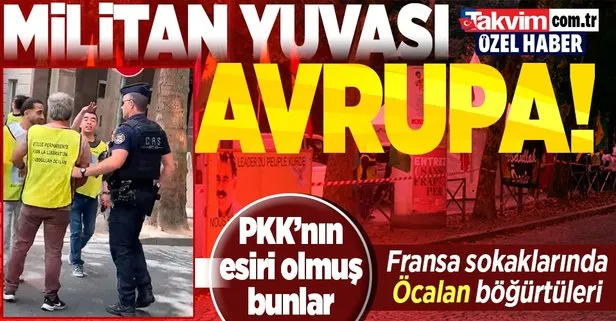 Avrupa, PKK’nın yeni Kandil’i oldu! Fransa’da Öcalan’a özgürlük sloganı atan örgüt üyeleri Türk vatandaşlarına saldırdı