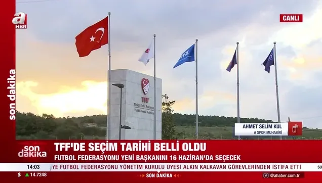 TFF'de seçim tarihi belli oldu!