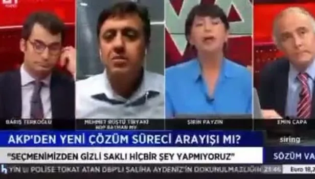 CHP'nin kanalı Halk TV'de bebek katiline övgü: HDP'li vekil 'Sayın Öcalan' dedi! Şirin Payzın ve Emin Çapa sesini çıkarmadı