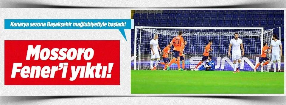 Fenerbahçe’ye Başakşehir şoku!