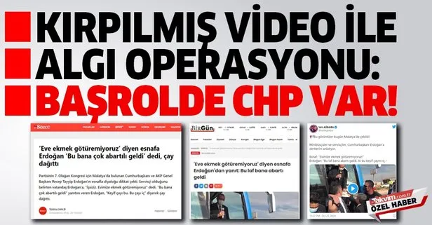 CHP’li Veli Ağbaba’dan kırpılmış video ile algı operasyonu! İşte Başkan Erdoğan’a atılan keyif çayı iftirasının aslı