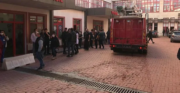 Zonguldak’ta hastanede oksijen tüpü patladı: 2 yaralı