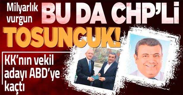 Bu da CHP'li Tosuncuk! Kılıçdaroğlu’nun vekil adayı Saim Diken partililerden topladığı 1 milyar lira ile ABD’ye kaçtı