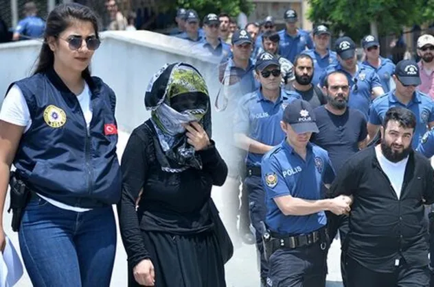 Son dakika: Mersin merkezli DEAŞ operasyonunda 18 şüpheli adliyede