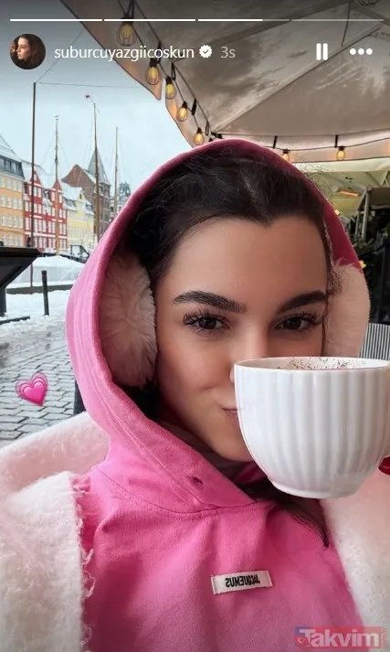 Su Burcu Yazgı Coşkun'dan Danimarka pozları: Kar altındaki kış stilini sergiledi - 1