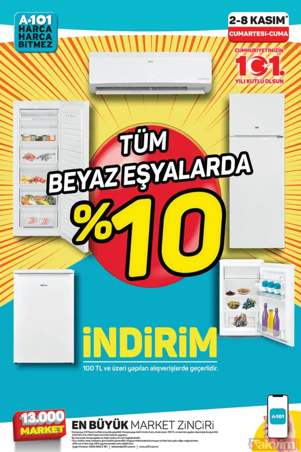 Bu Hafta Ev, Gıda ve Giyim Ürünlerinde Fırsatlar Coştu: A101 Özel 3-7 Kasım 2024 Büyük İndirim Kataloğu! - 11