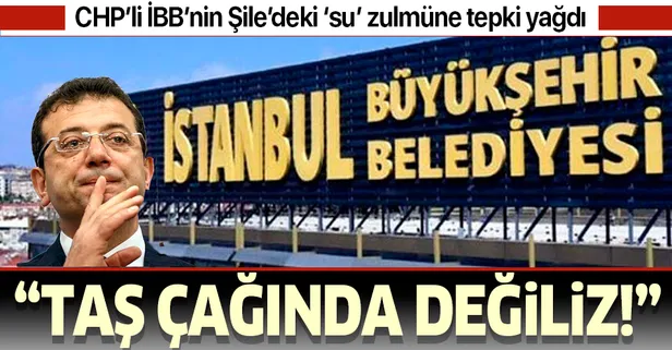 CHP'li İBB’den koronavirüs döneminde Şile’ye su zulmü!