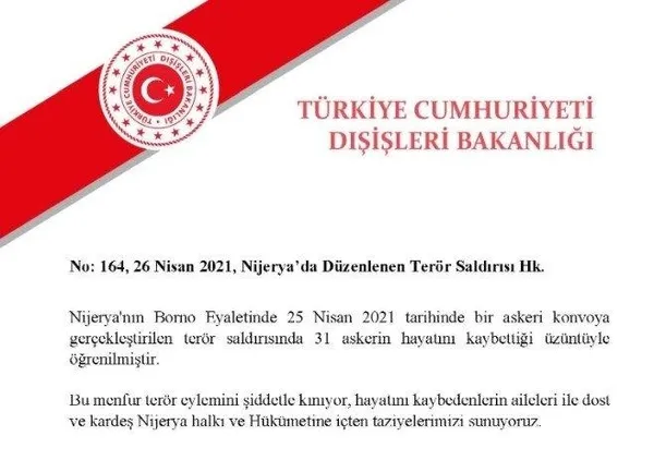 disisleri-bakanligi-nijeryadaki-teror-saldirisini-kinadi-1619471919444.jpeg Türkiye'den Nijerya'daki terör saldırısına kınama!-1