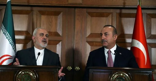 Dışişleri Bakanı Mevlüt Çavuşoğlu ile İranlı mevkidaşı Cevad Zarif’ten Dolmabahçe’de kritik görüşme