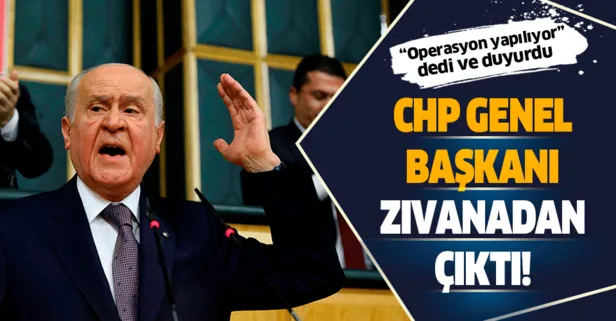 MHP lideri Bahçeli: CHP Genel Başkanı zıvanadan çıkmıştır