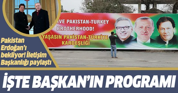 İletişim Başkanlığı açıkladı: İşte Başkan Erdoğan'ın Pakistan programı