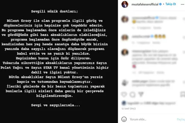 Bülent Ersoy'a isyan etti 'yersiz kapris ve tutumundan...' Mustafa Keser programı yayından kaldırılınca hızını alamadı!-5