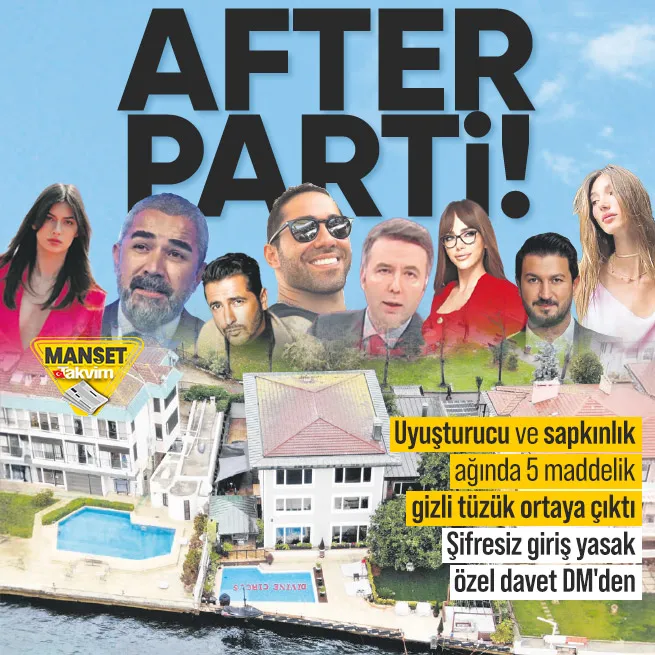 Ünlülerin uyuşturucu ağında After Parti tüzüğü ortaya çıktı! 6 maddelik gizli anlaşma: Şifresiz giriş yasak