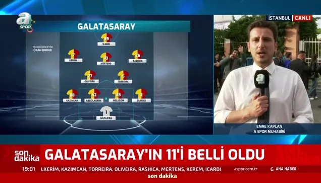 İstanbulspor-Galatasaray maçının ilk 11'leri belli oldu