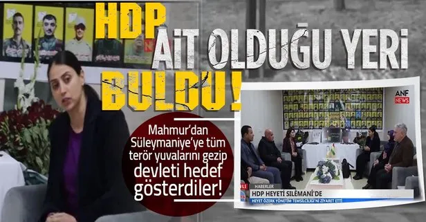 HDP’li Hüda Kaya, Hasan Özgüneş, Feleknas Uca ve Murat Çepni PKK kamplarında! Yine devleti hedef aldılar!