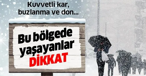 Meteoroloji'den o iller için kritik uyarı!
