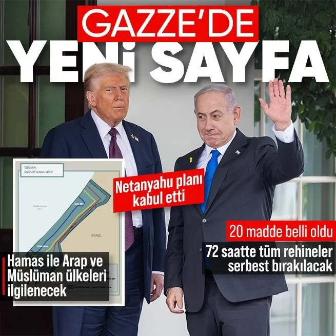 ABD Başkanı Trump 20 maddelik Gazze barış planını yayımladı: Netanyahu kabul etti
