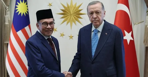 Başkan Erdoğan Malezya Başbakanı Enver İbrahim ile görüştü! Savunmada iş birliği vurgusu: Bir an evvel sonuçlandıralım