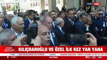 Kılıçdaroğlu ve Özgür Özel yan yana geldi