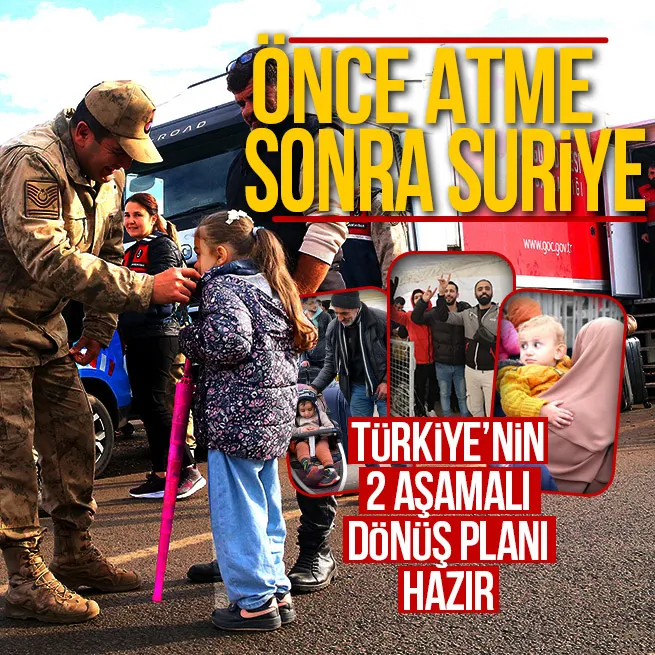 Suriyelilerin ülkelerine dönüşünde 2 aşamalı plan!