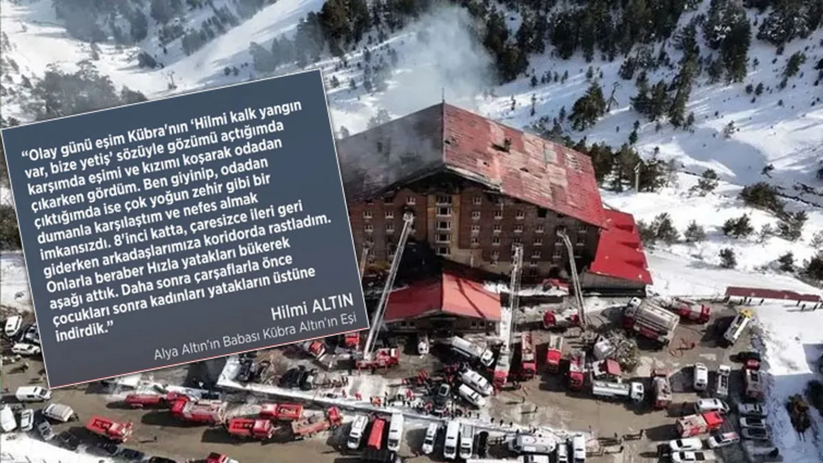 Kartalkaya’daki yangın faciasında ölenlerin aileleri hukuk savaşı başlatıyor!