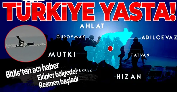 SON DAKİKA: Bitlis'ten acı haber! Askeri helikopter düştü: Şehitlerimiz var... | Bölgede incelemeler başladı