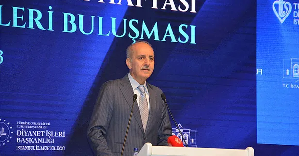 Son dakika: TBMM Başkanı Numan Kurtulmuş'tan itidal çağrısı: İki devletli bu çözümden başka bir yol olmadığı ortadadır