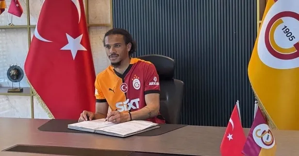 Galatasaray'a bir süper yıldız daha! Leroy Sane Cimbom'a 3 yıllık imzayı attı | Maliyeti açıklandı