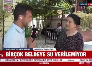 Tekirdağ’da su krizi