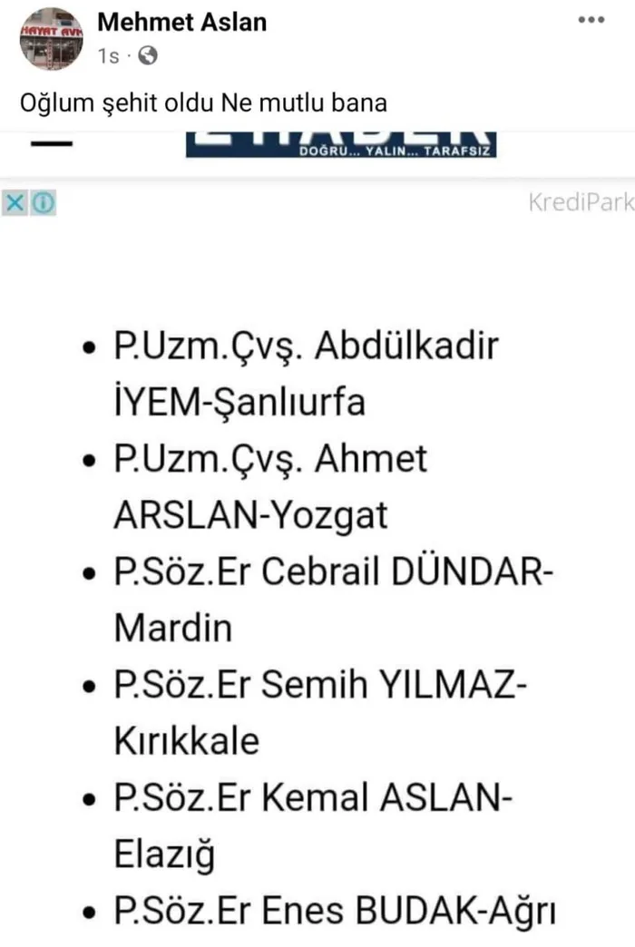 sehit-babasindan-duygulandiran-paylasim-oglum-sehit-oldu-ne-mutlu-bana-1703359787345.jpeg Şehit babasından duygulandıran paylaşım: "Oğlum şehit oldu ne mutlu bana"-4