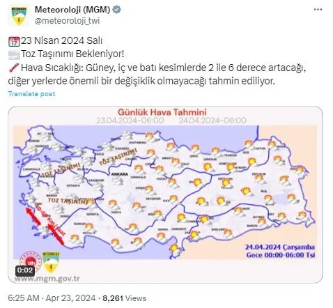 istanbul-icin-sicaklik-alarmi-meteoroloji-ve-valilik-uyardi-hava-durumu-1713854579676.jpeg Meteoroloji ve Bakanlık saat vererek uyardı! Sıcaklıklar mevsim normallerinin 15 derece üstüne çıkacak! Toz yağacak | HAVA DURUMU-7