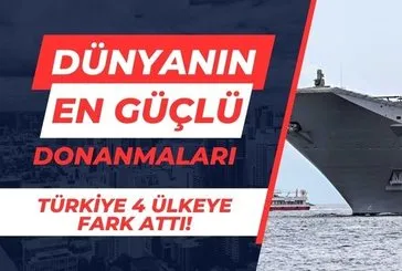 Türkiye 2024’te o 4 ülkeye fark attı! Dünyanın en güçlü deniz kuvvetleri listesi geldi!