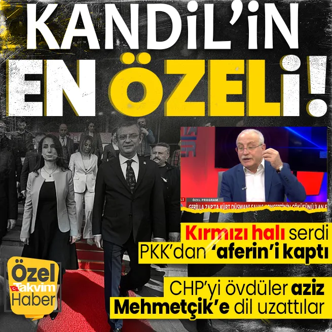 DEMin yoluna kırmızı halı serdi, Kandilin övgüsüne mazhar oldu! PKK kanalında CHP lideri Özgür Özele methiyeler