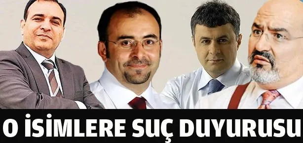 O isimlere suç duyurusu