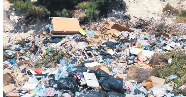 Foça'da çöpler keyfe keder toplanmıyor