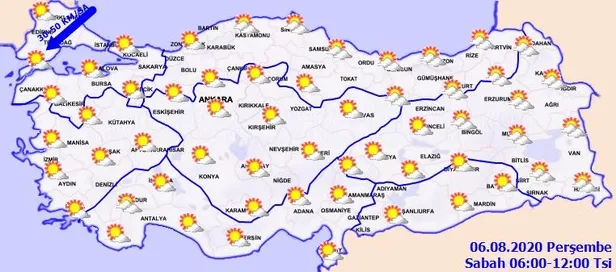 HAVA DURUMU | Meteorolojiden o illere sağanak yağış uyarısı | 5 Ağustos 2020 hava nasıl olacak?-2